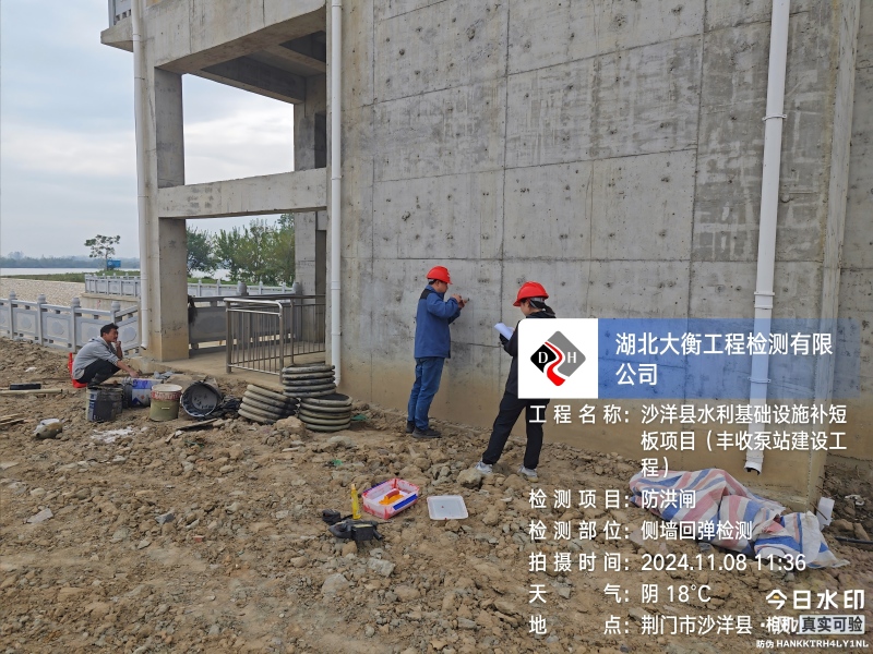 丰收泵站回弹检测